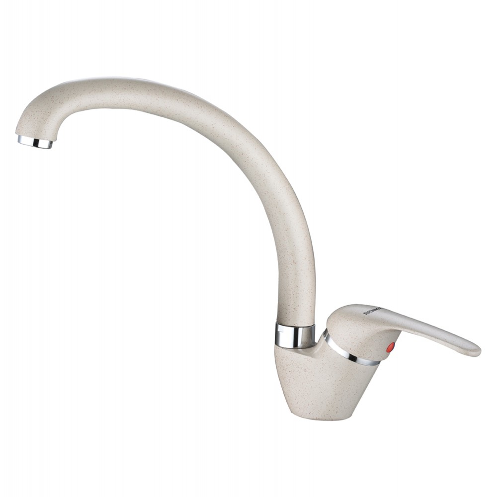 Μπαταρία κουζίνας πάγκου μεσαίου ύψους σε χρώμα μπεζ 25.6x14.9x24.2