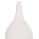 Επιτραπέζιο διακοσμητικό βάζο "DENI" από fiber cement σε χρώμα λευκό Φ26x39