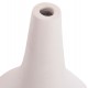 Επιτραπέζιο διακοσμητικό βάζο "DENI" από fiber cement σε χρώμα λευκό Φ26x39