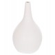 Επιτραπέζιο διακοσμητικό βάζο "DENI" από fiber cement σε χρώμα λευκό Φ26x39