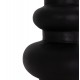 Επιτραπέζιο διακοσμητικό βάζο "LEMA" από τερακότα σε χρώμα μαύρο Φ22x29