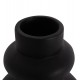 Επιτραπέζιο διακοσμητικό βάζο "LEMA" από τερακότα σε χρώμα μαύρο Φ22x29