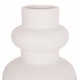Επιτραπέζιο διακοσμητικό βάζο "LEMA" από τερακότα σε χρώμα λευκό Φ22x29