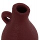 Επιτραπέζιο διακοσμητικό βάζο "DECANT" από τερακότα σε χρώμα βυσσινί Φ14x21