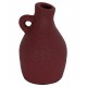 Επιτραπέζιο διακοσμητικό βάζο "DECANT" από τερακότα σε χρώμα βυσσινί Φ14x21