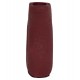 Επιτραπέζιο διακοσμητικό βάζο "DECANT" από τερακότα σε χρώμα βυσσινί 17.5x6.5x17