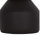 Επιτραπέζιο διακοσμητικό βάζο "CAMMER" από τερακότα σε χρώμα μαύρο Φ16x15