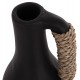 Επιτραπέζιο διακοσμητικό βάζο "CAMMER" από τερακότα σε χρώμα μαύρο Φ18x39