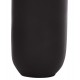 Επιτραπέζιο διακοσμητικό βάζο "CAMMER" από τερακότα σε χρώμα μαύρο Φ13x34