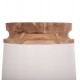 Σετ διακοσμητικά βάζα δαπέδου "LINTER" από από fiber cement/ξύλο σε χρώμα λευκό/φυσικό Φ41x47&Φ34x60