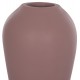 Επιτραπέζιο διακοσμητικό βάζο "CHELIN" από τερακότα σε χρώμα μωβ Φ22x37