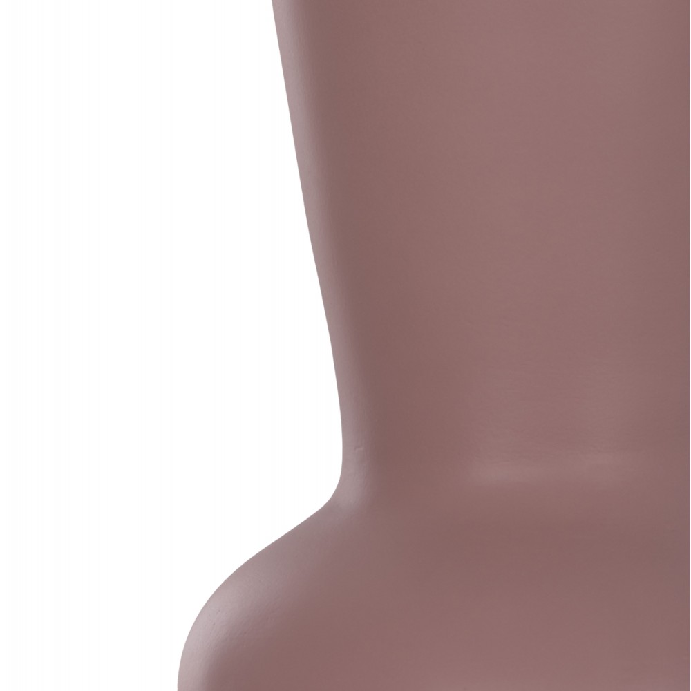 Επιτραπέζιο διακοσμητικό βάζο "CHELIN" από τερακότα σε χρώμα μωβ Φ22x37