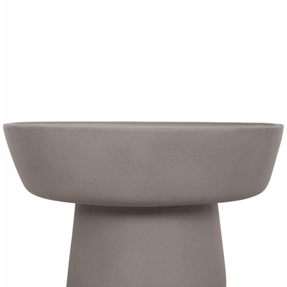 Τραπέζι σαλονιού "PIRSON" από fiber cement σε χώμα γκρι Φ60x36