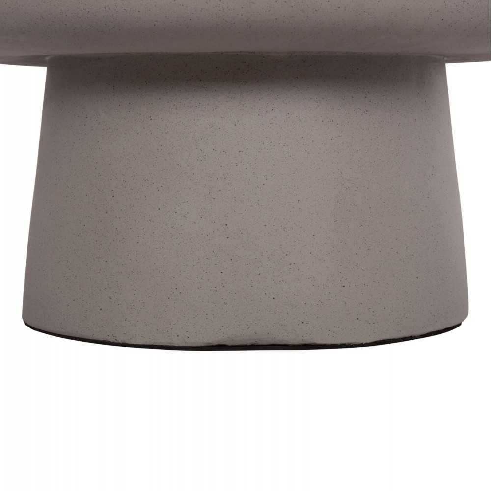 Τραπέζι σαλονιού "PIRSON" από fiber cement σε χώμα γκρι Φ60x36