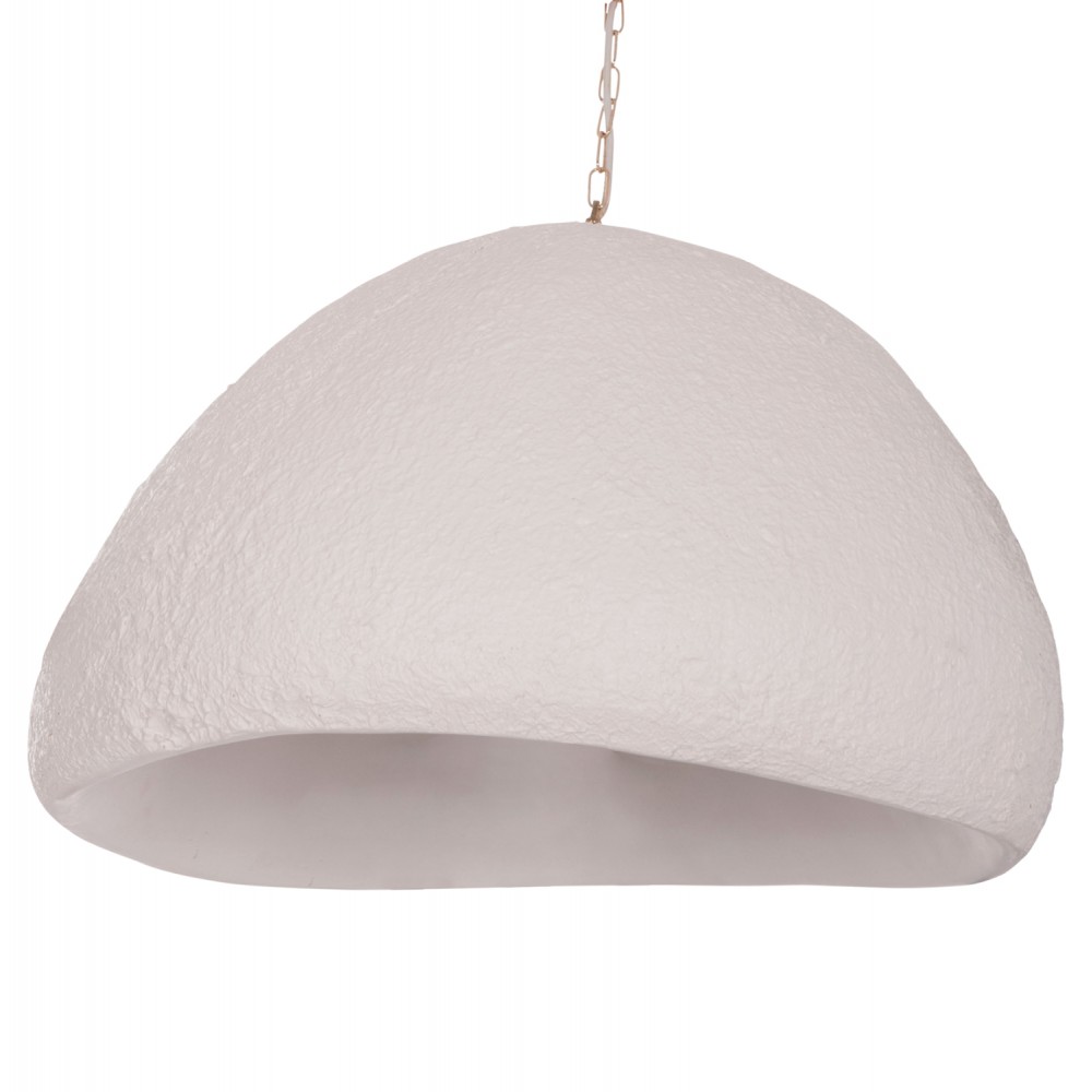 Φωτιστικό οροφής "JAYLEN" από fiber cement σε χρώμα λευκό 74x68x50-70