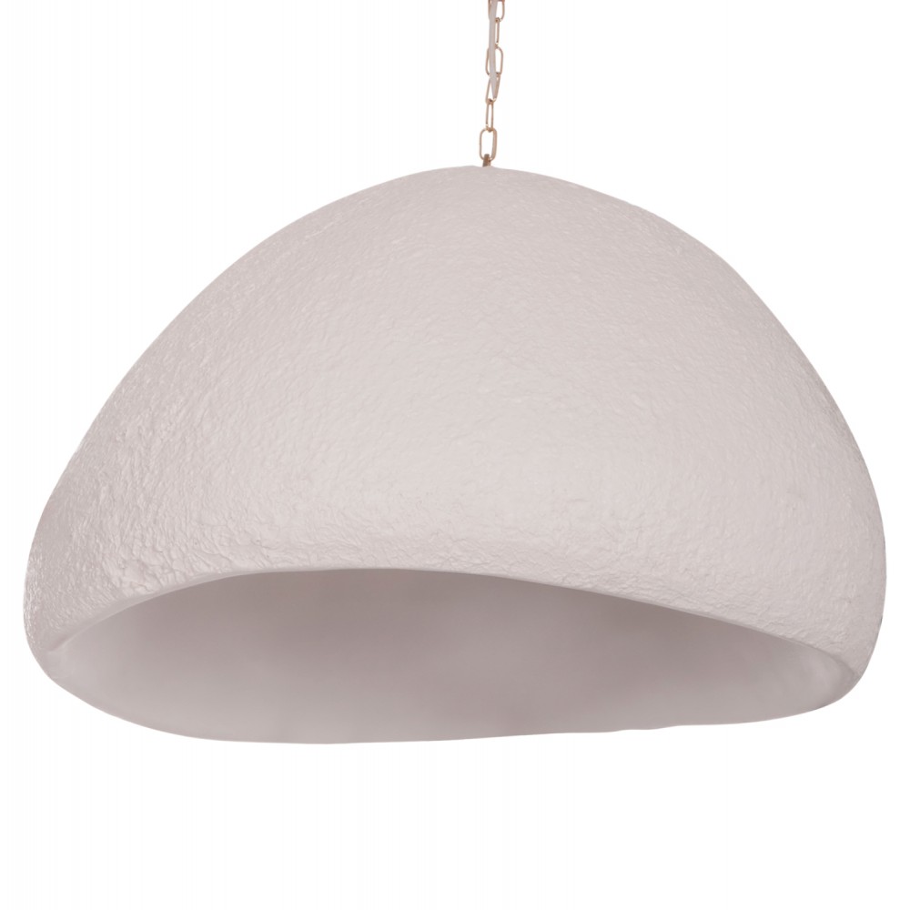 Φωτιστικό οροφής "JAYLEN" από fiber cement σε χρώμα λευκό 74x68x50-70