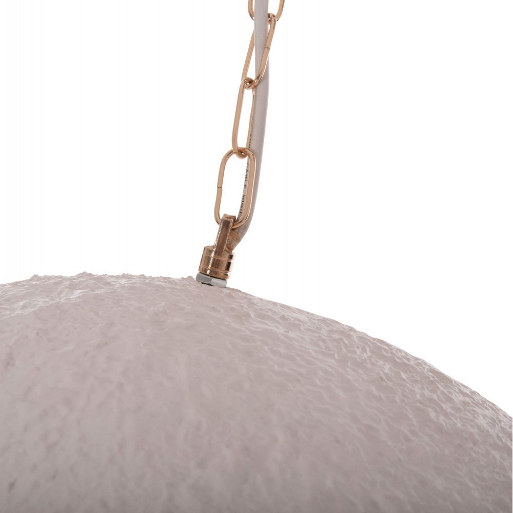 Φωτιστικό οροφής "JAYLEN" από fiber cement σε χρώμα λευκό 74x68x50-70