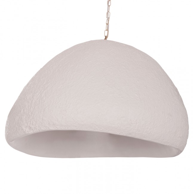 Φωτιστικό οροφής "JAYLEN" από fiber cement σε χρώμα λευκό 74x68x50-70