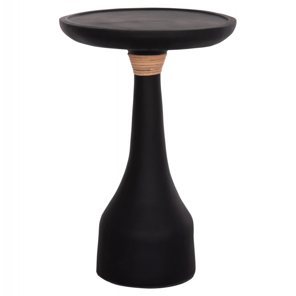 Βοηθητικό τραπέζι "TORG" από fiber cement σε χρώμα μαύρο Φ41x62