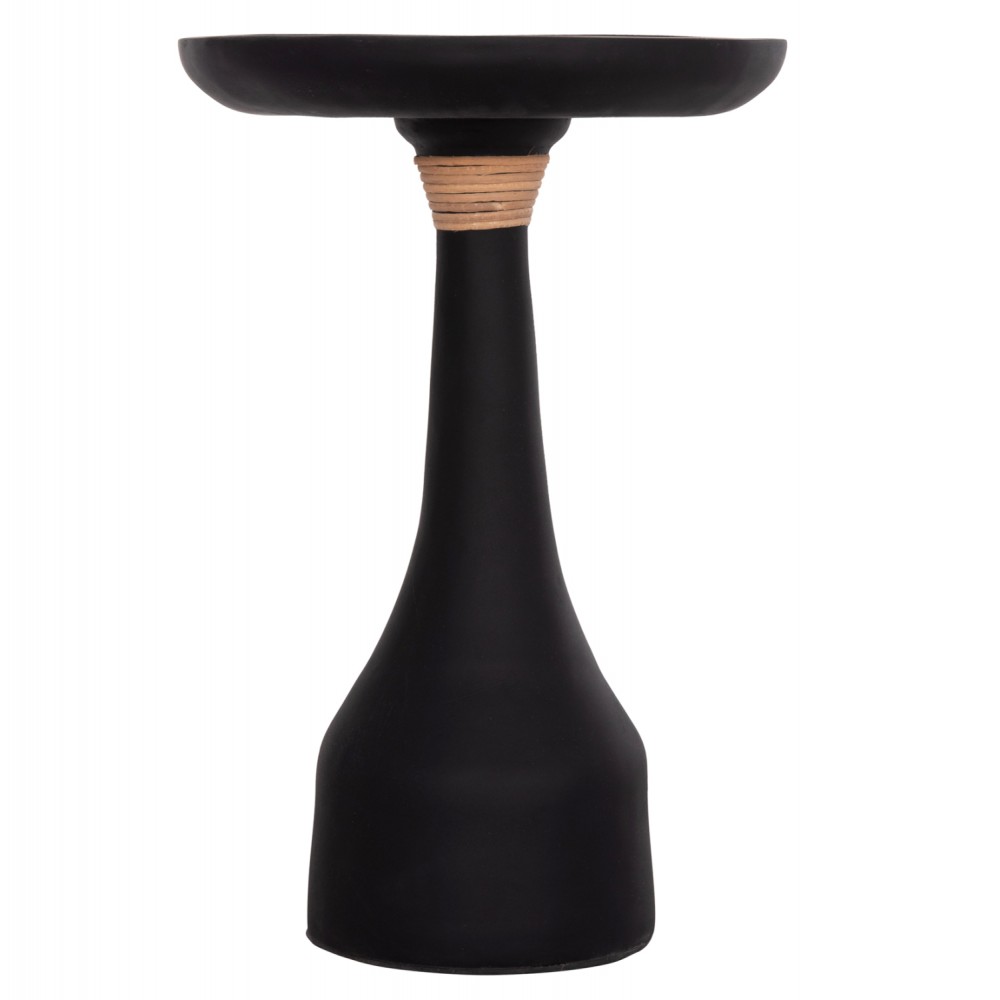 Βοηθητικό τραπέζι "TORG" από fiber cement σε χρώμα μαύρο Φ41x62