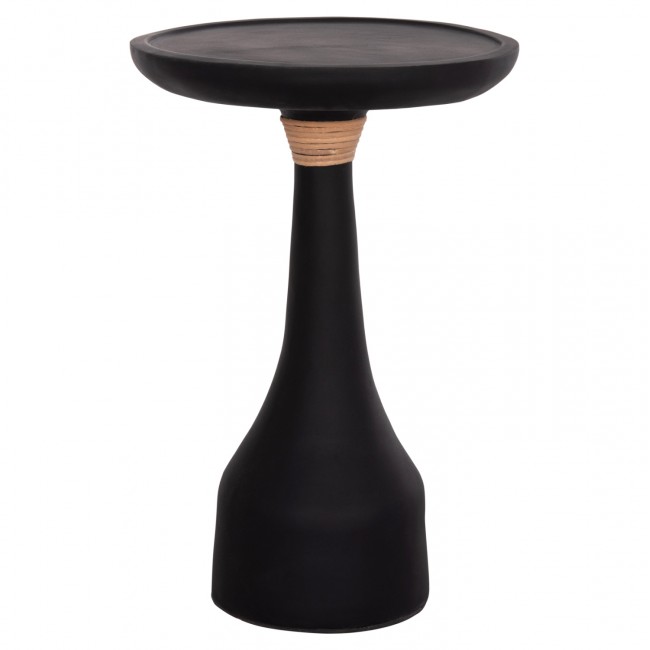 Βοηθητικό τραπέζι "TORG" από fiber cement σε χρώμα μαύρο Φ41x62