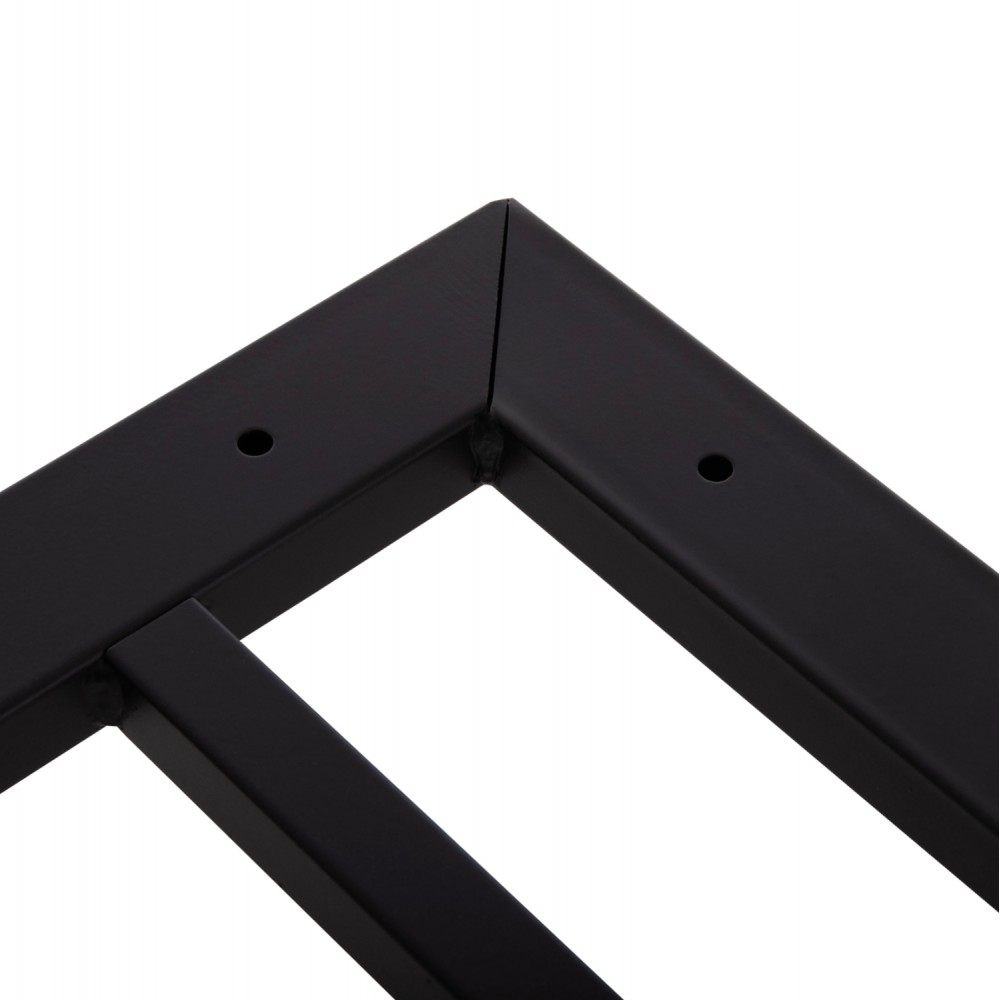 Βάση τραπεζιού διπλή από μέταλλο σε χρώμα λευκό 100x60x73