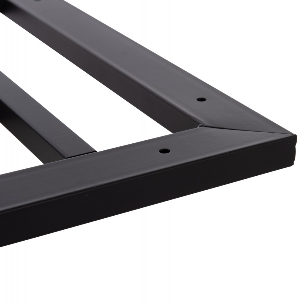 Βάση τραπεζιού διπλή από μέταλλο σε χρώμα λευκό 100x60x73