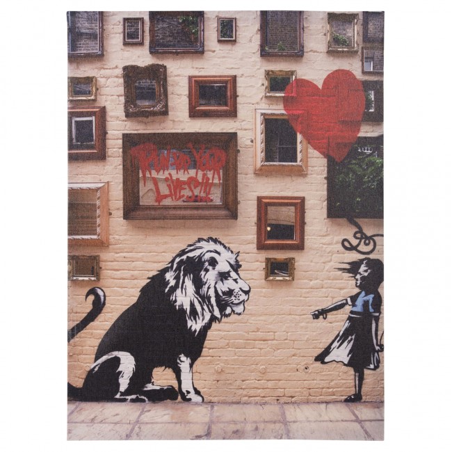 Πίνακας τοίχου "GOBI" σε εκτυπωμένο καμβά 50x2.5x68