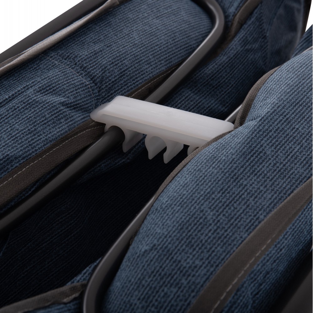 Κρεβάτι-ράντζο "NOBLE" με ρόδες και στρώμα από μέταλλο σε χρώμα μαύρο 80x182x37.5