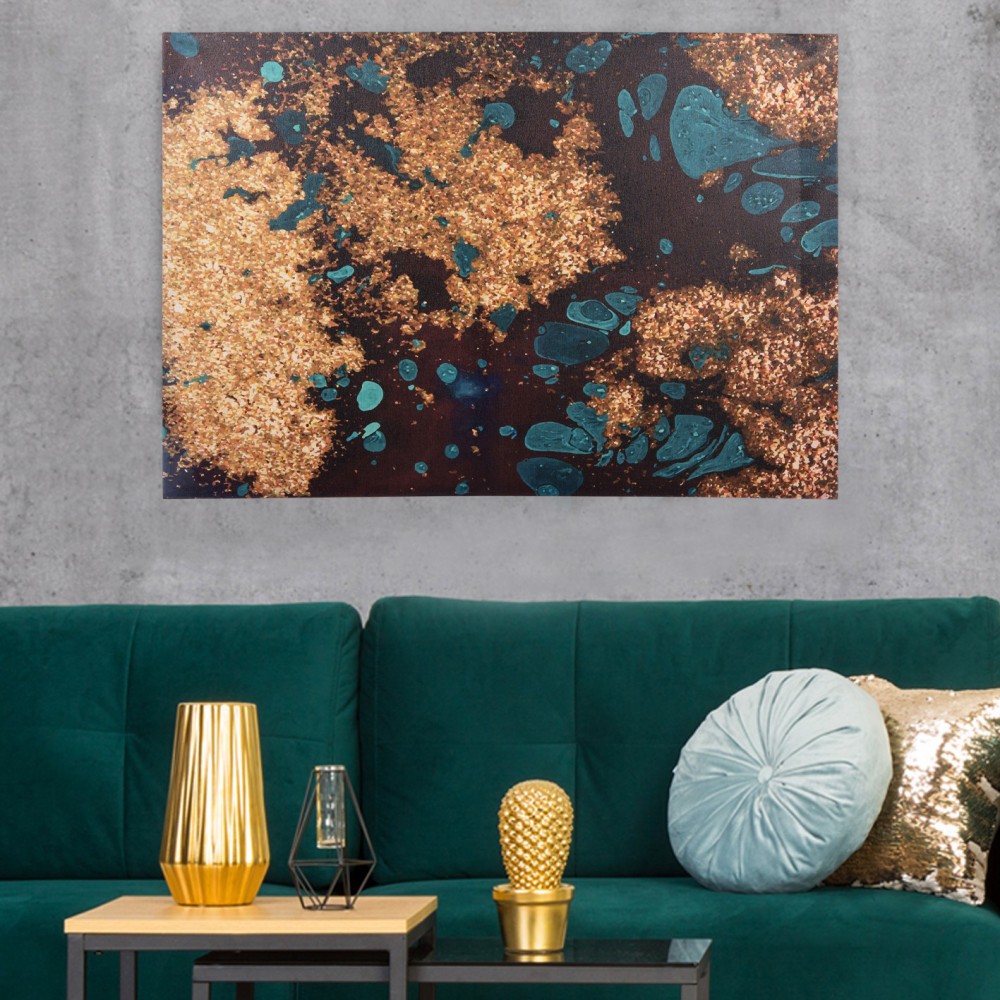 Πίνακας τοίχου "GOBI" σε εκτυπωμένο καμβά 98x2.5x68