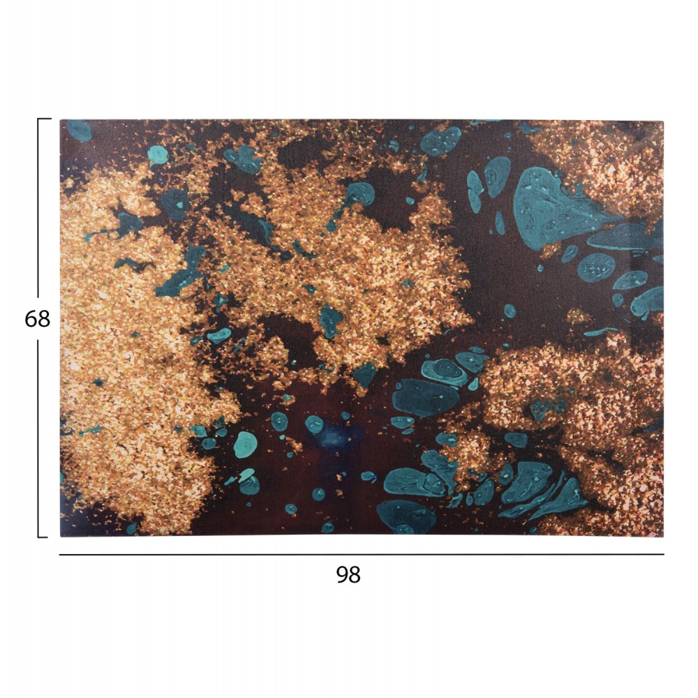 Πίνακας τοίχου "GOBI" σε εκτυπωμένο καμβά 98x2.5x68