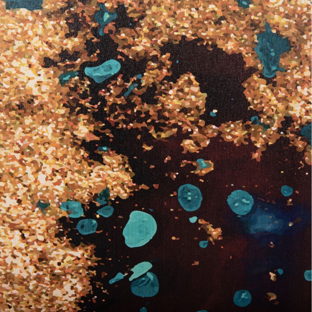 Πίνακας τοίχου "GOBI" σε εκτυπωμένο καμβά 98x2.5x68