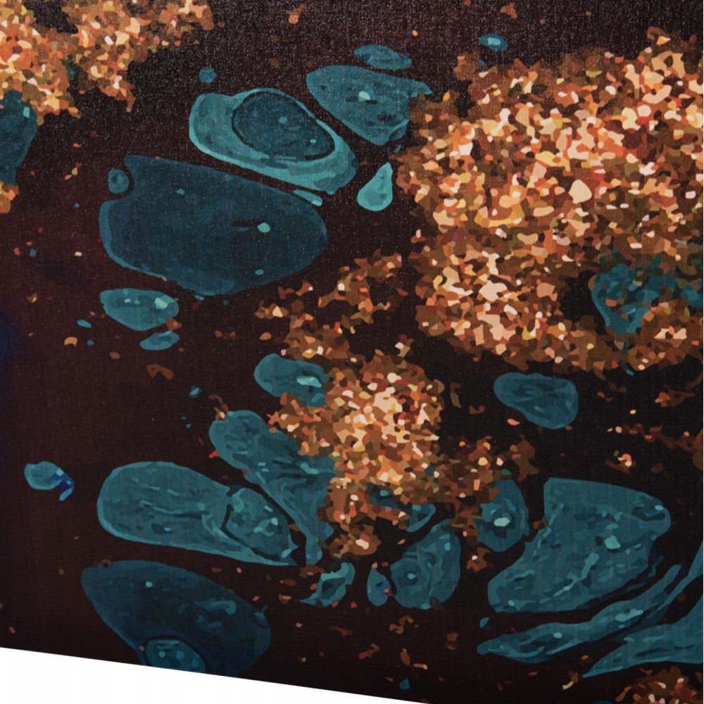 Πίνακας τοίχου "GOBI" σε εκτυπωμένο καμβά 98x2.5x68