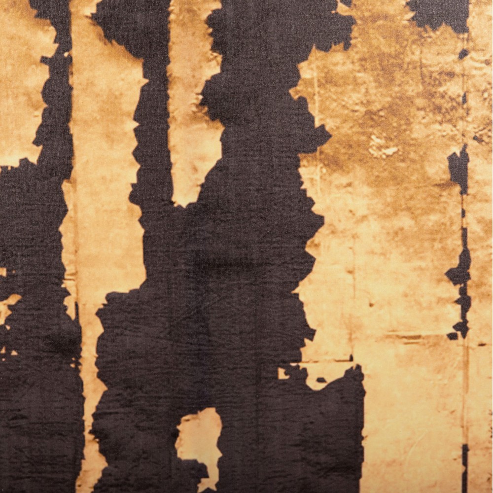 Πίνακας τοίχου "GOBI" σε εκτυπωμένο καμβά σε χρώμα μαύρο/χρυσό 98x2.5x68