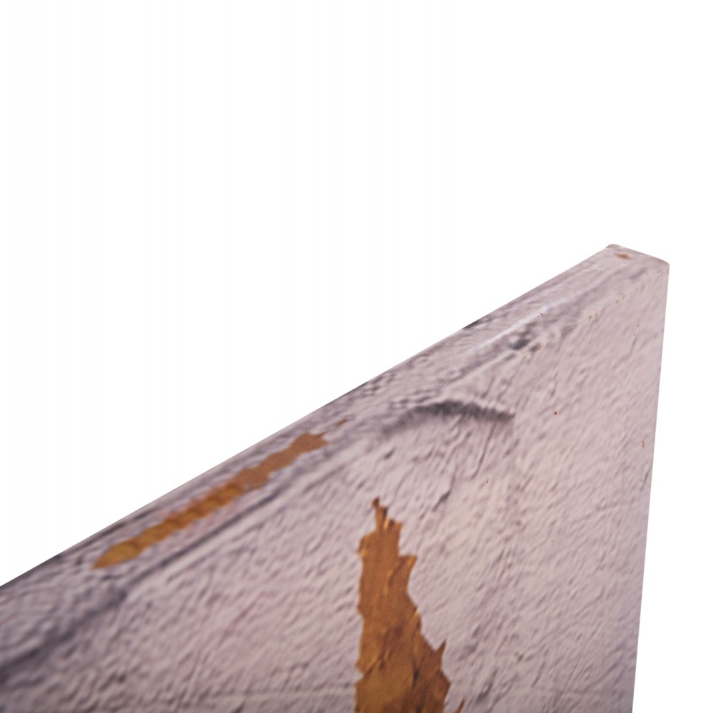 Πίνακας τοίχου "GOBI" σε εκτυπωμένο καμβά σε χρώμα εκρού/χρυσό 98x2.5x68