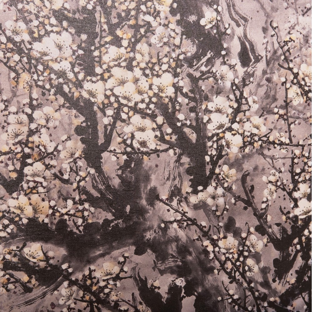 Πίνακας τοίχου "GOBI" σε εκτυπωμένο καμβά σε χρώμα λευκό/γκρι/μαύρο 120x2.5x49