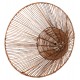 Φωτιστικό οροφής κρεμαστό από σχοινί/ίνες μπανανιάς σε χρώμα φυσικό Φ100x205 Ε27
