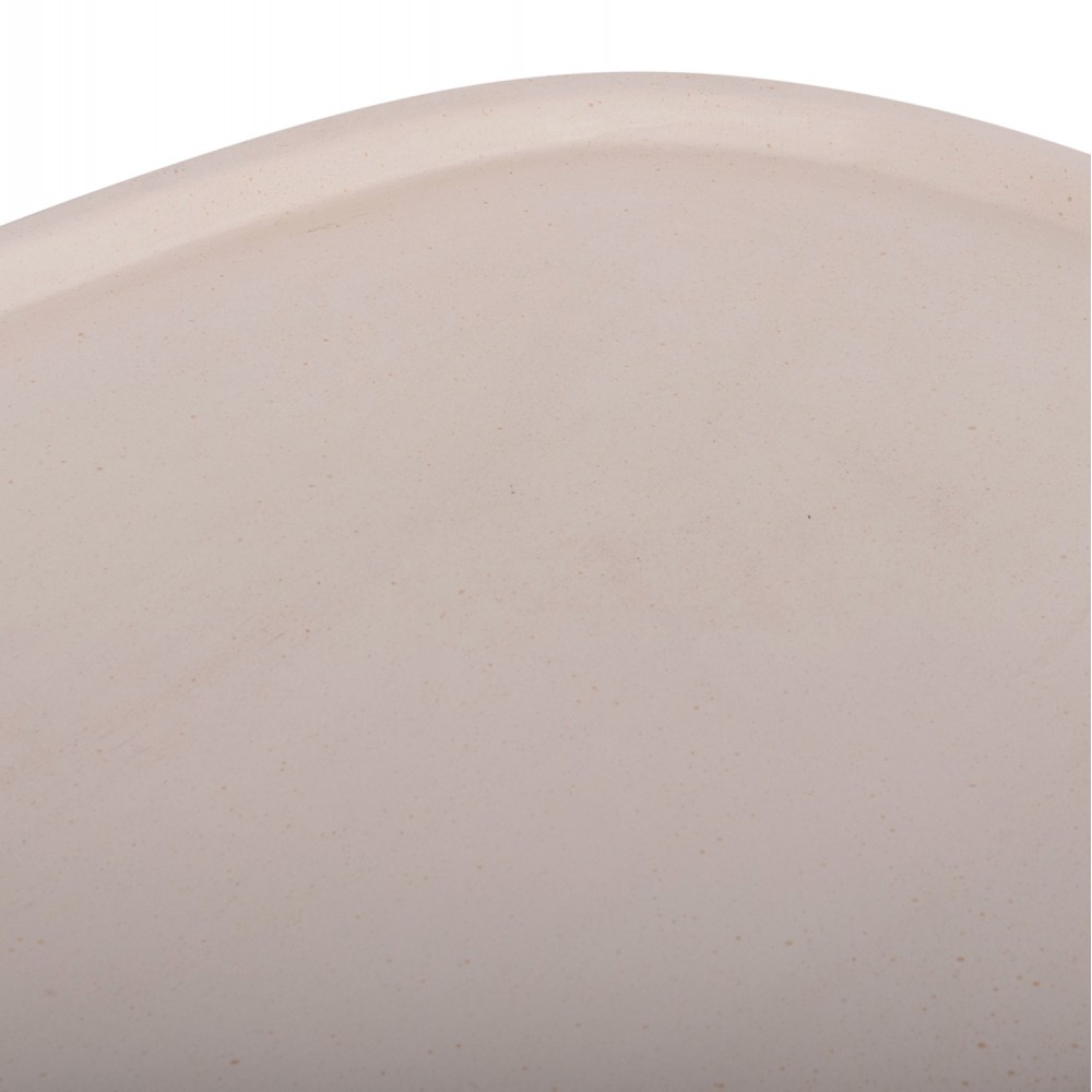 Τραπέζι σαλονιού "DESSY" από fiber cement σε χρώμα λευκό 151x66x30