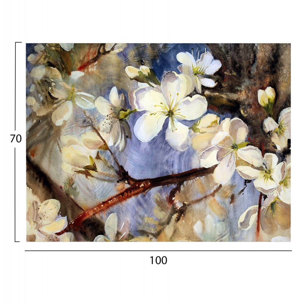 Πίνακας τοίχου "GOBI" σε εκτυπωμένο καμβά 100x3x70