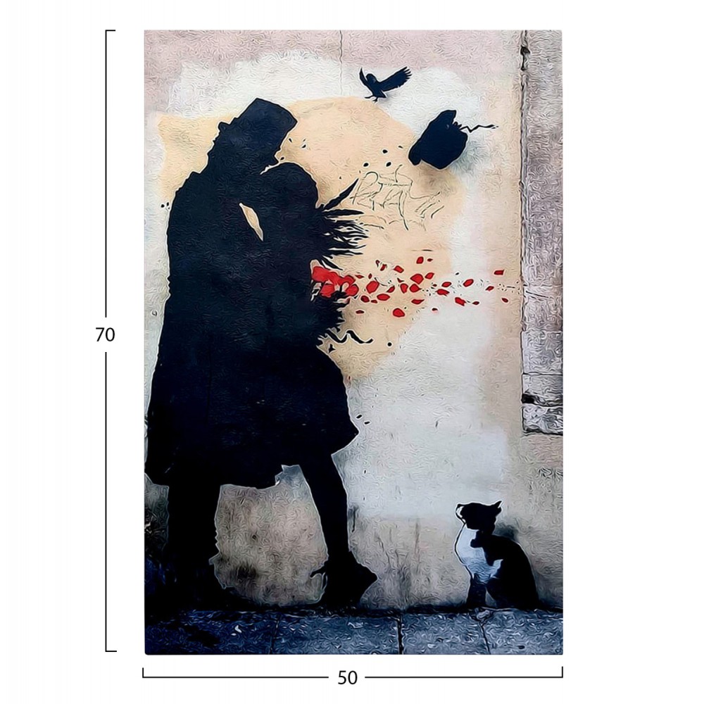 Πίνακας τοίχου "GOBI" σε εκτυπωμένο καμβά 50x3x70