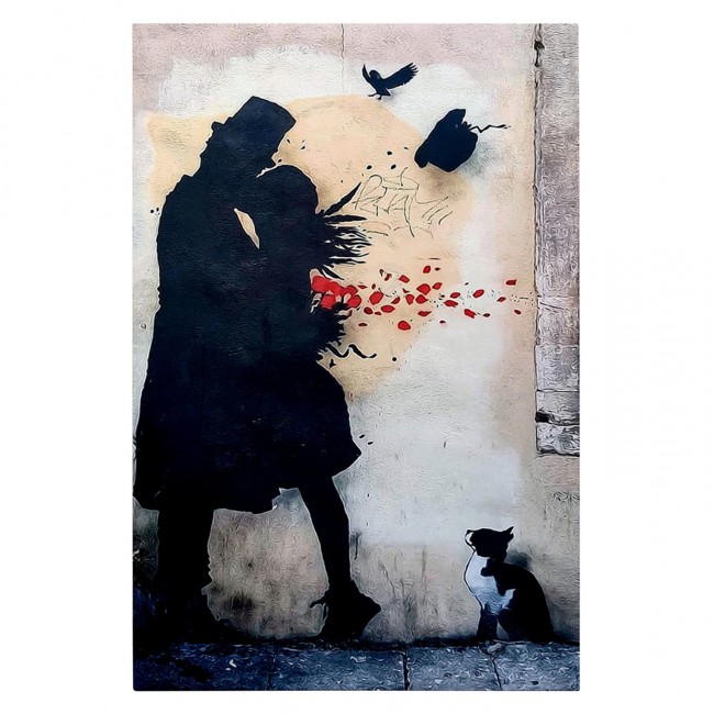 Πίνακας τοίχου "GOBI" σε εκτυπωμένο καμβά 50x3x70