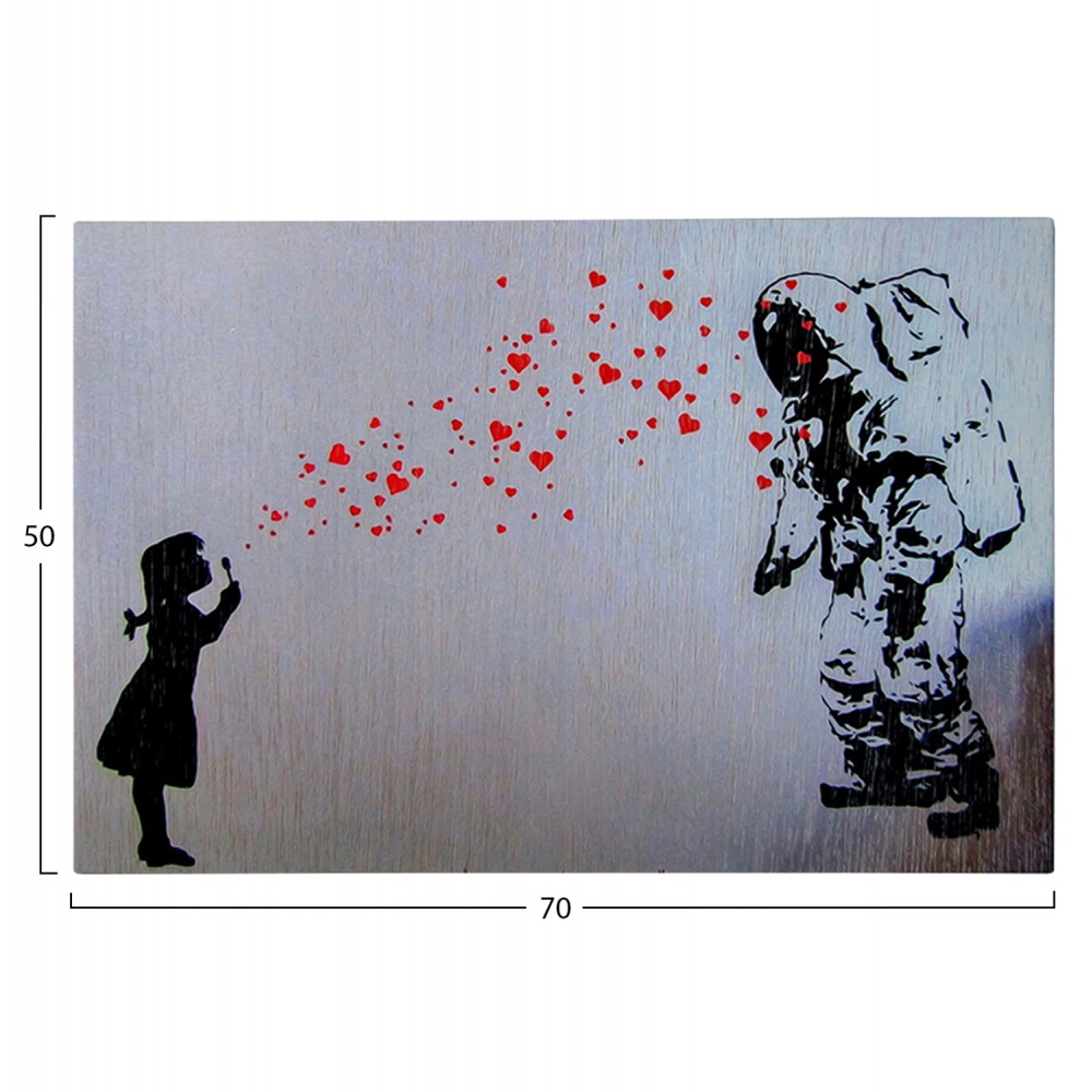 Πίνακας τοίχου "GOBI" σε εκτυπωμένο καμβά 70x3x50