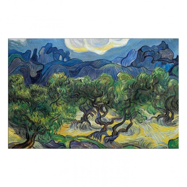 Πίνακας τοίχου "GOBI" σε εκτυπωμένο suede καμβά 70x3x45