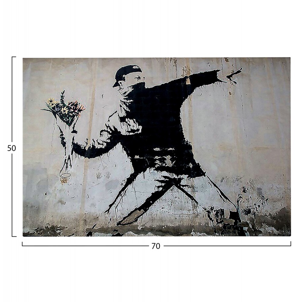 Πίνακας τοίχου "GOBI" σε εκτυπωμένο καμβά 70x3x50