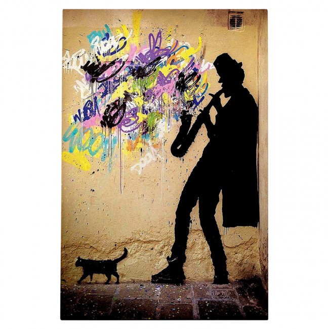 Πίνακας τοίχου "GOBI" σε εκτυπωμένο καμβά 50x3x70