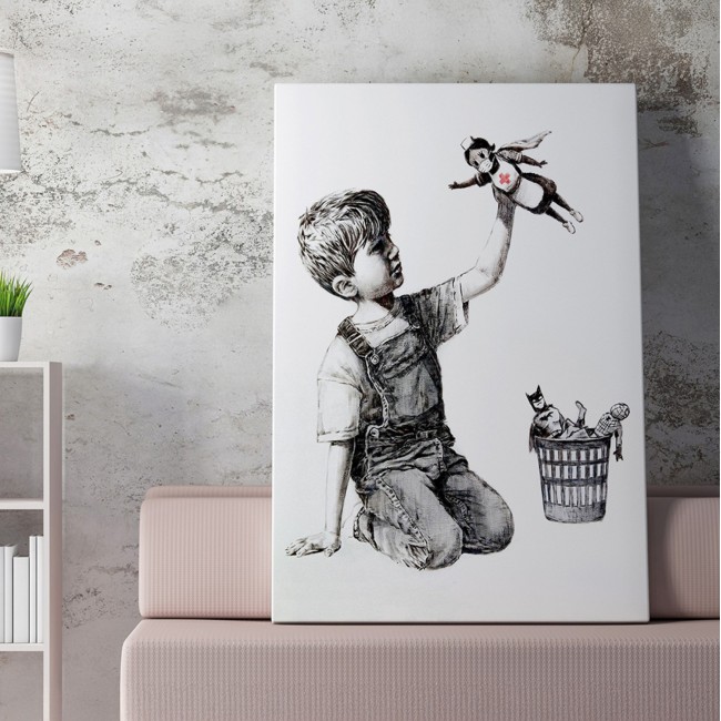 Πίνακας "GOBI" σε εκτυπωμένο καμβά 50x3x70