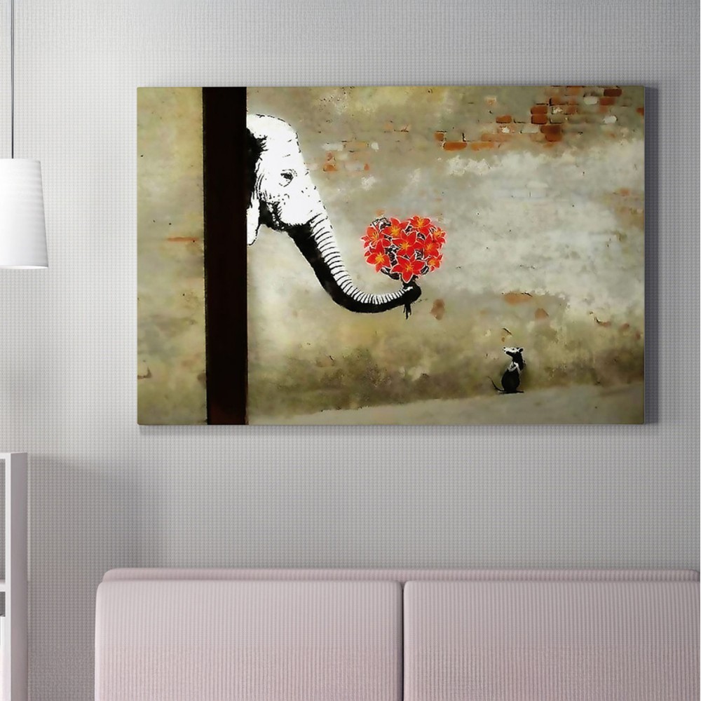 Πίνακας τοίχου "GOBI" σε εκτυπωμένο καμβά 70x3x50