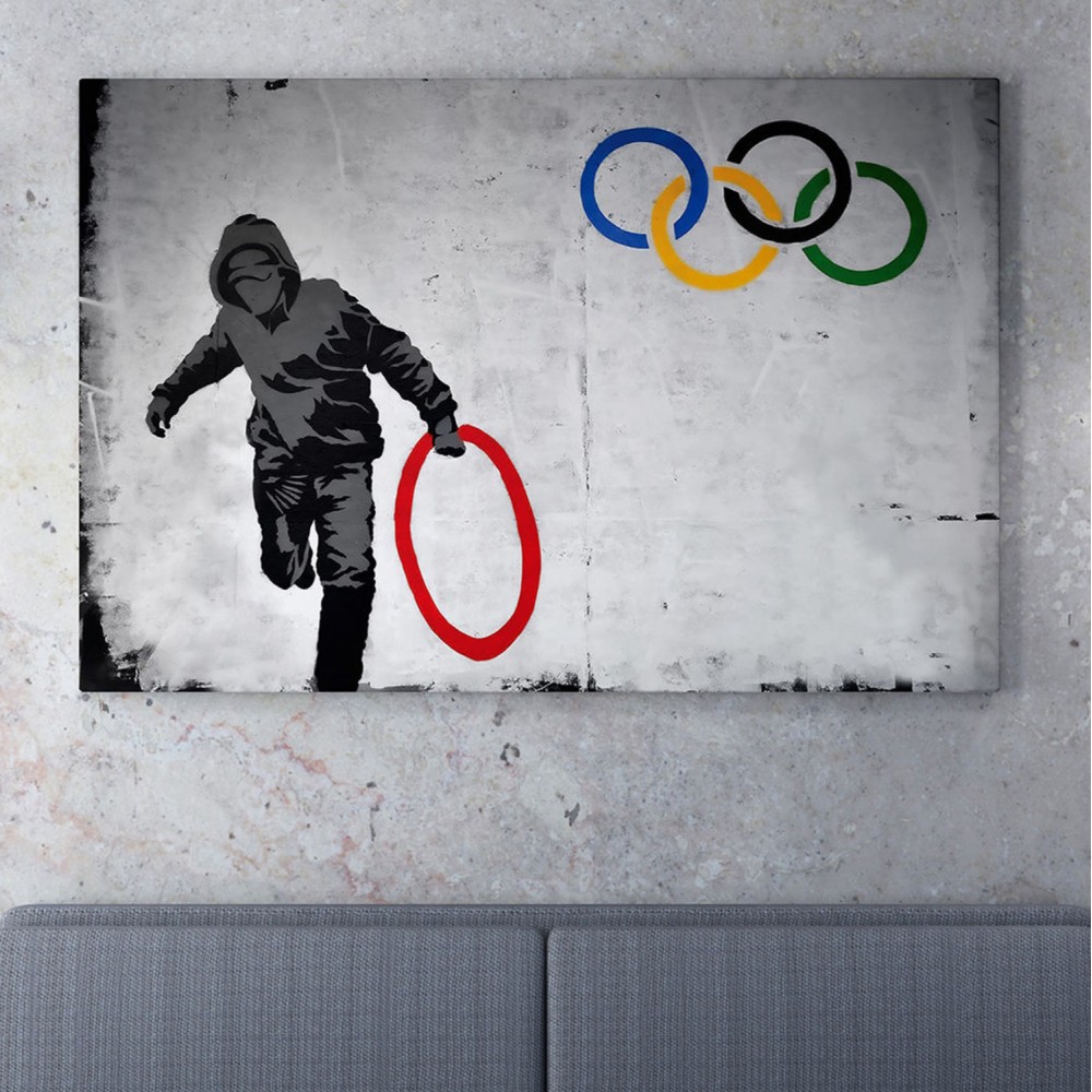 Πίνακας τοίχου "GOBI" σε εκτυπωμένο καμβά 70x3x50