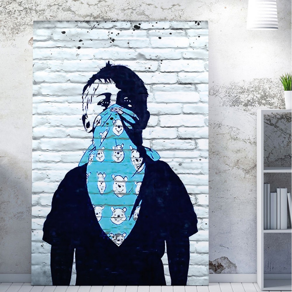 Πίνακας τοίχου "GOBI" σε εκτυπωμένο καμβά 50x3x70