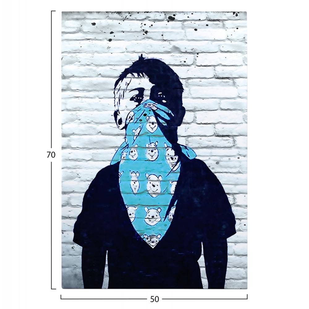 Πίνακας τοίχου "GOBI" σε εκτυπωμένο καμβά 50x3x70